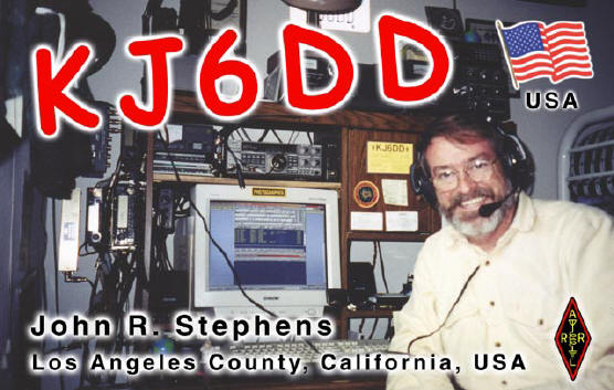 Welcome to KJ6DD's Web Page. I'm glad you stopped for a visit.